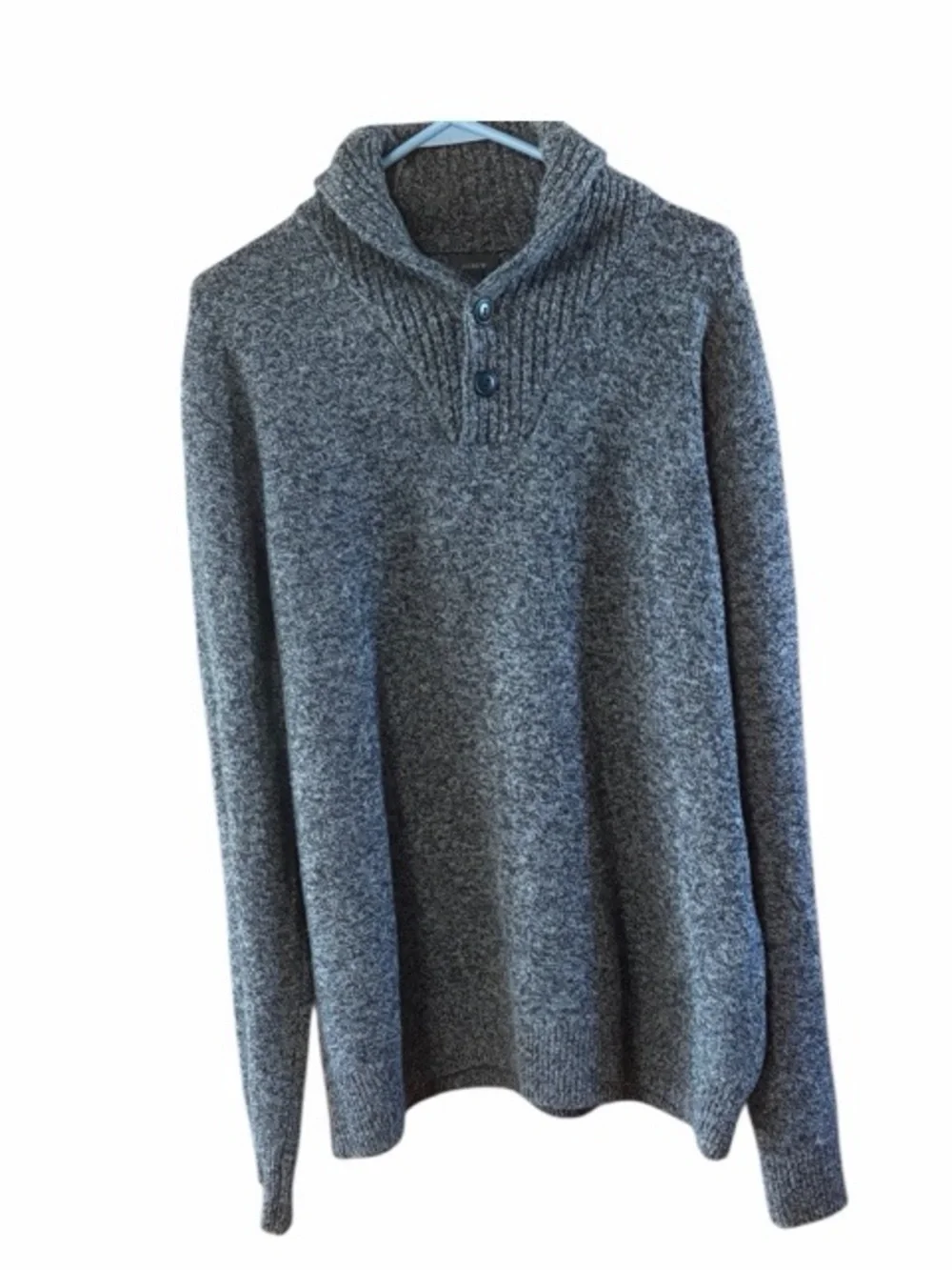 J.Crew‎ Lambs Wool Shawl Collar Sweater